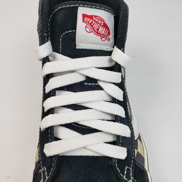 Vans Sk8-Hi MTE-1 Womens Sz 5.5 Mens Sz 4 Black White Checkered Sneaker Shoes - Picture 9 of 12